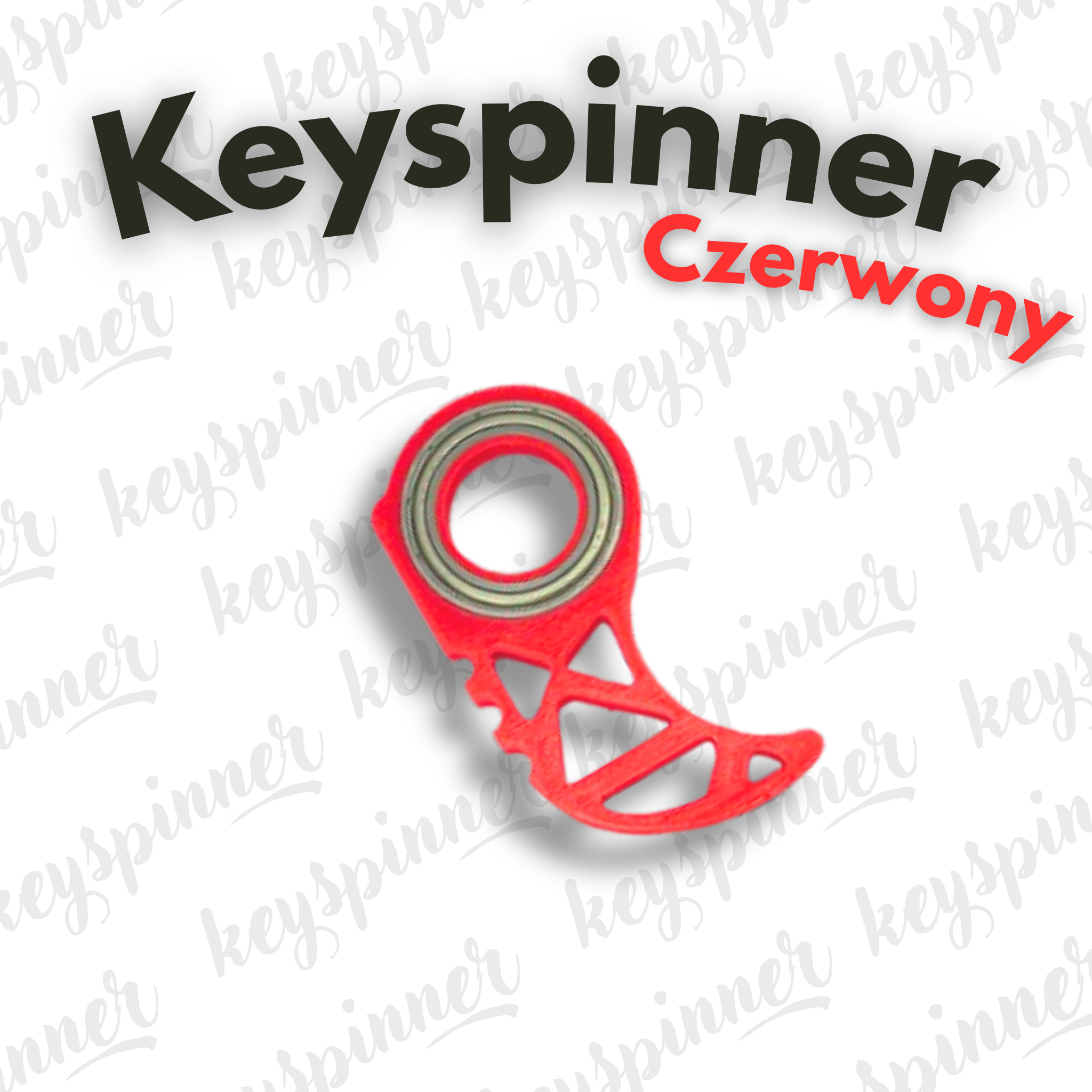 Keyspinner Czerwony